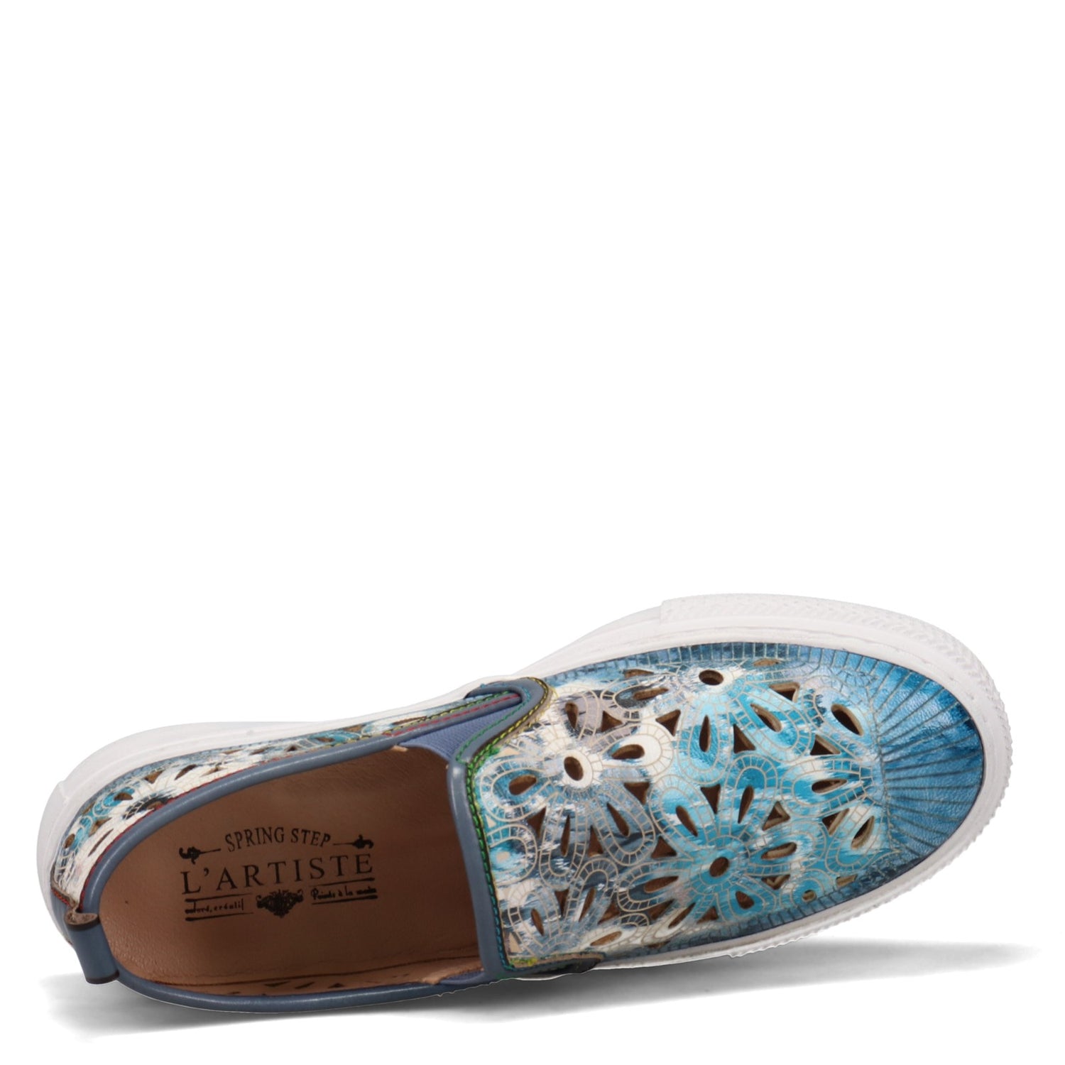 Peltz Shoes  Women's L`Artiste by Spring Step Denofeden Slip-On Blue DENOFEDEN-BLUM