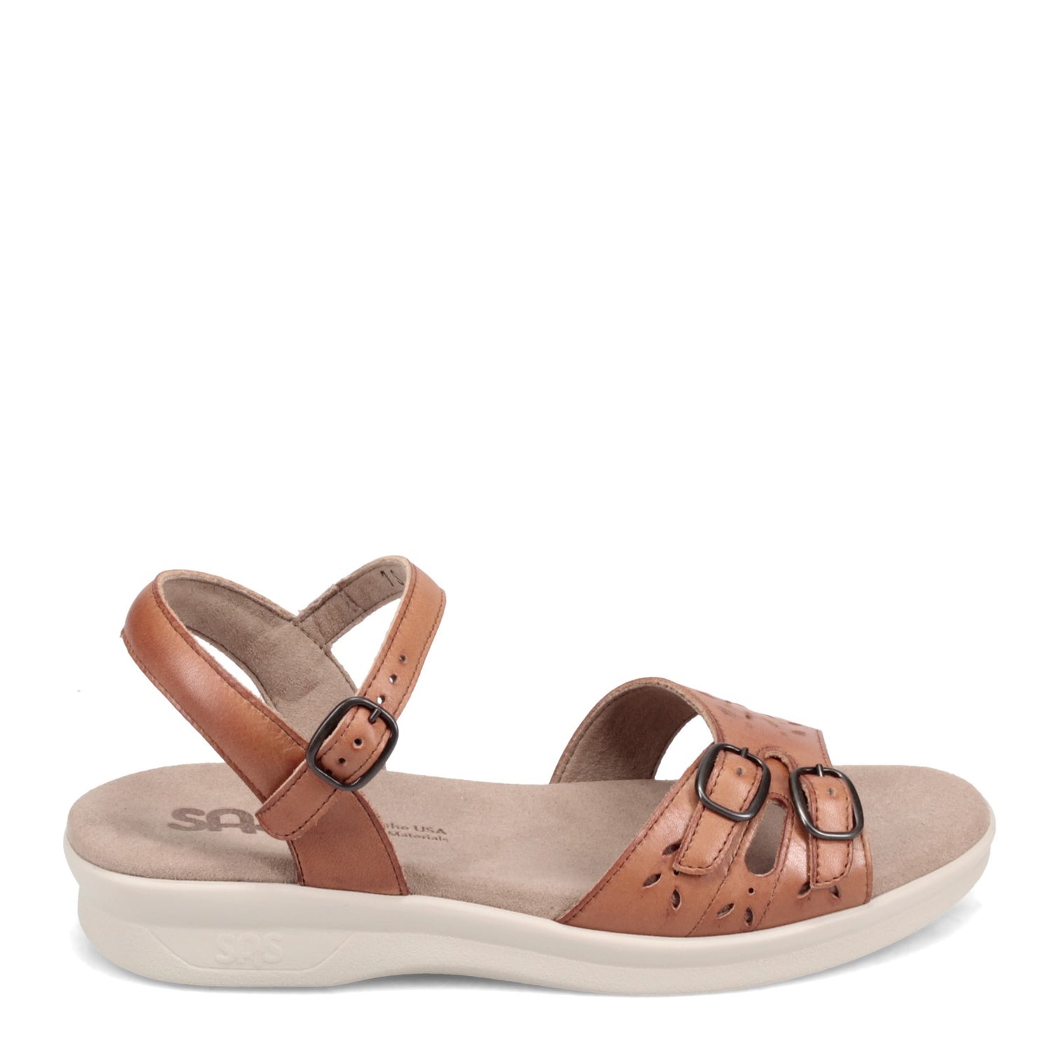 Peltz Shoes  Women's SAS Duo Sandal AUBURN DUO-HAZEL