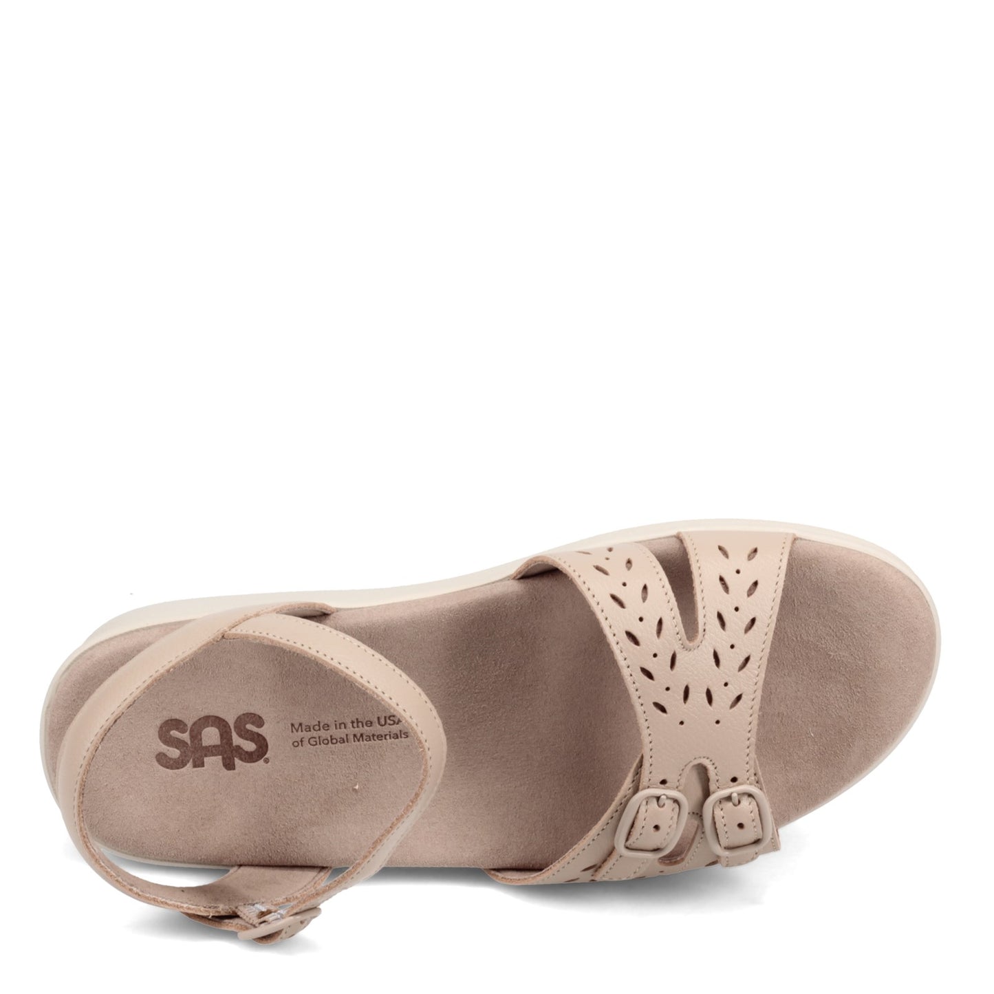 Peltz Shoes  Women's SAS Duo Sandal STONE DUO-STONE