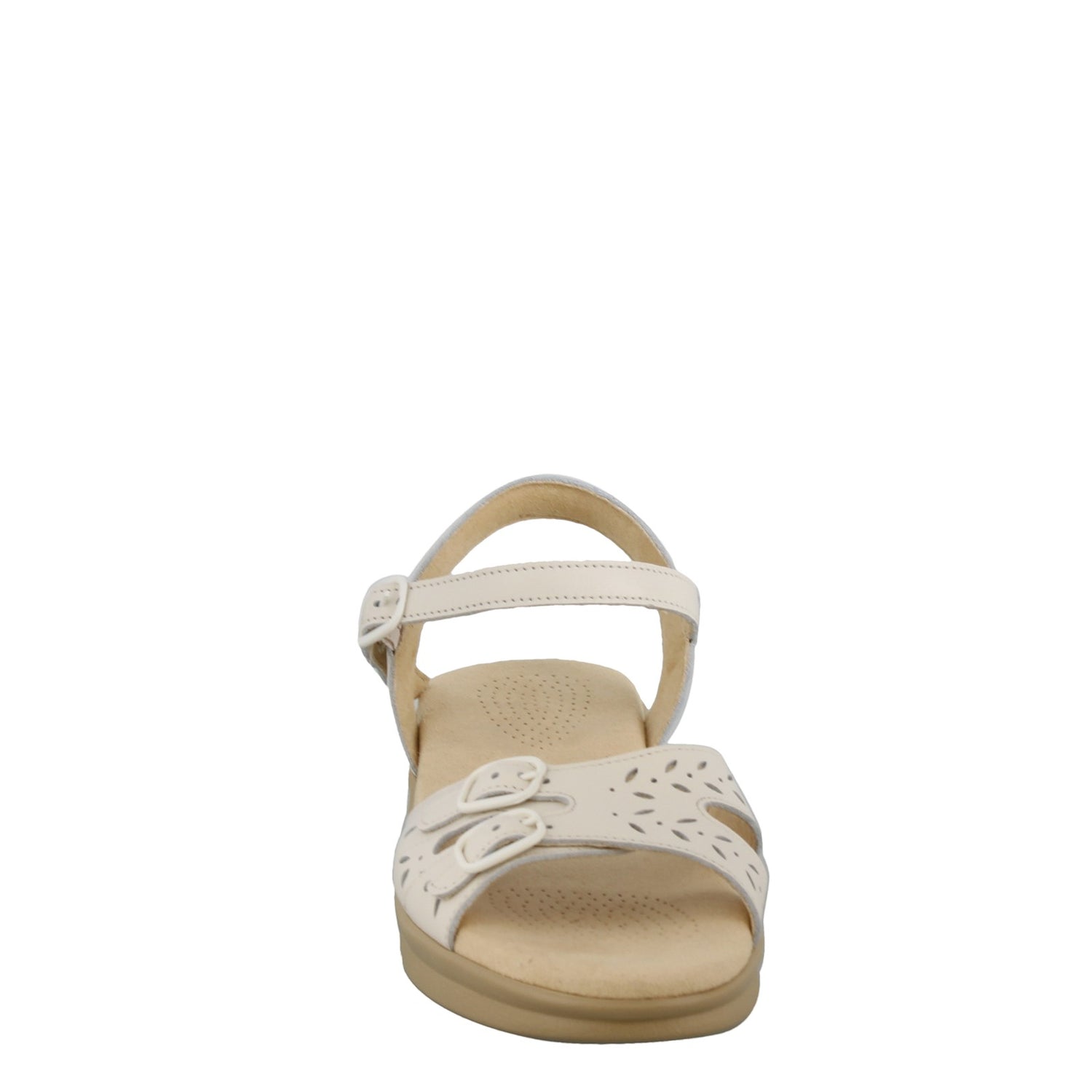 Peltz Shoes  Women's SAS Duo Sandal WHITE DUO WHT