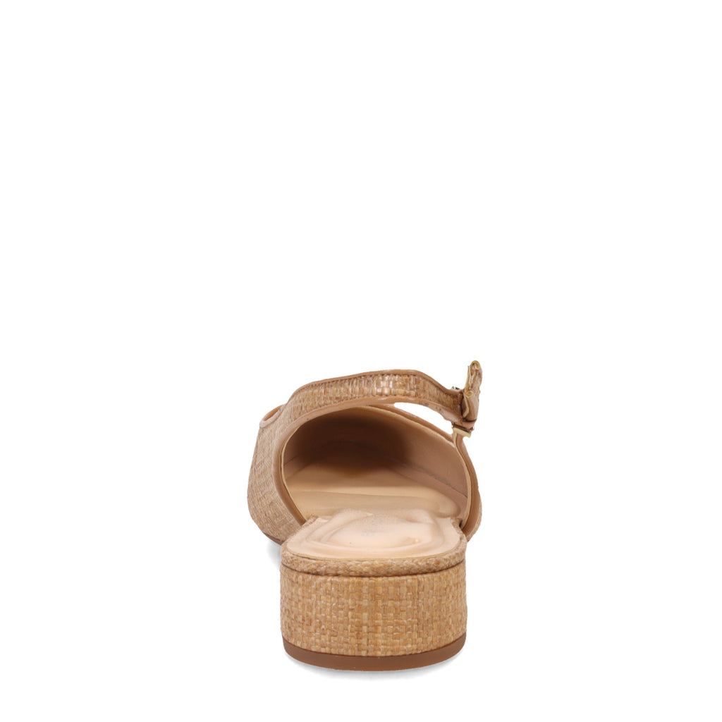Women's Easy Spirit Cassius Pump BROWN RAFFIA E-CASSIUS2-MBR0