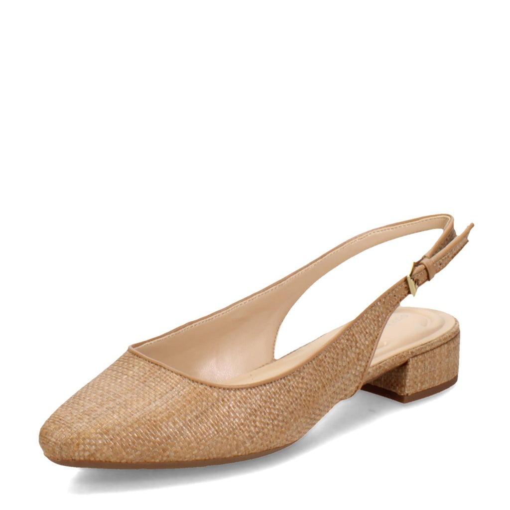 Women's Easy Spirit Cassius Pump BROWN RAFFIA E-CASSIUS2-MBR0