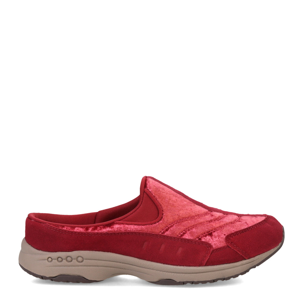 Women's Easy Spirit Traveltime Clog DARK RED / VELVET E-TTIME567-DRE0