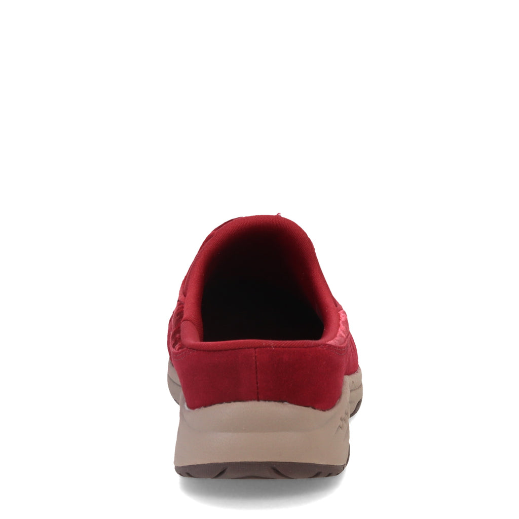 Women's Easy Spirit Traveltime Clog DARK RED / VELVET E-TTIME567-DRE0