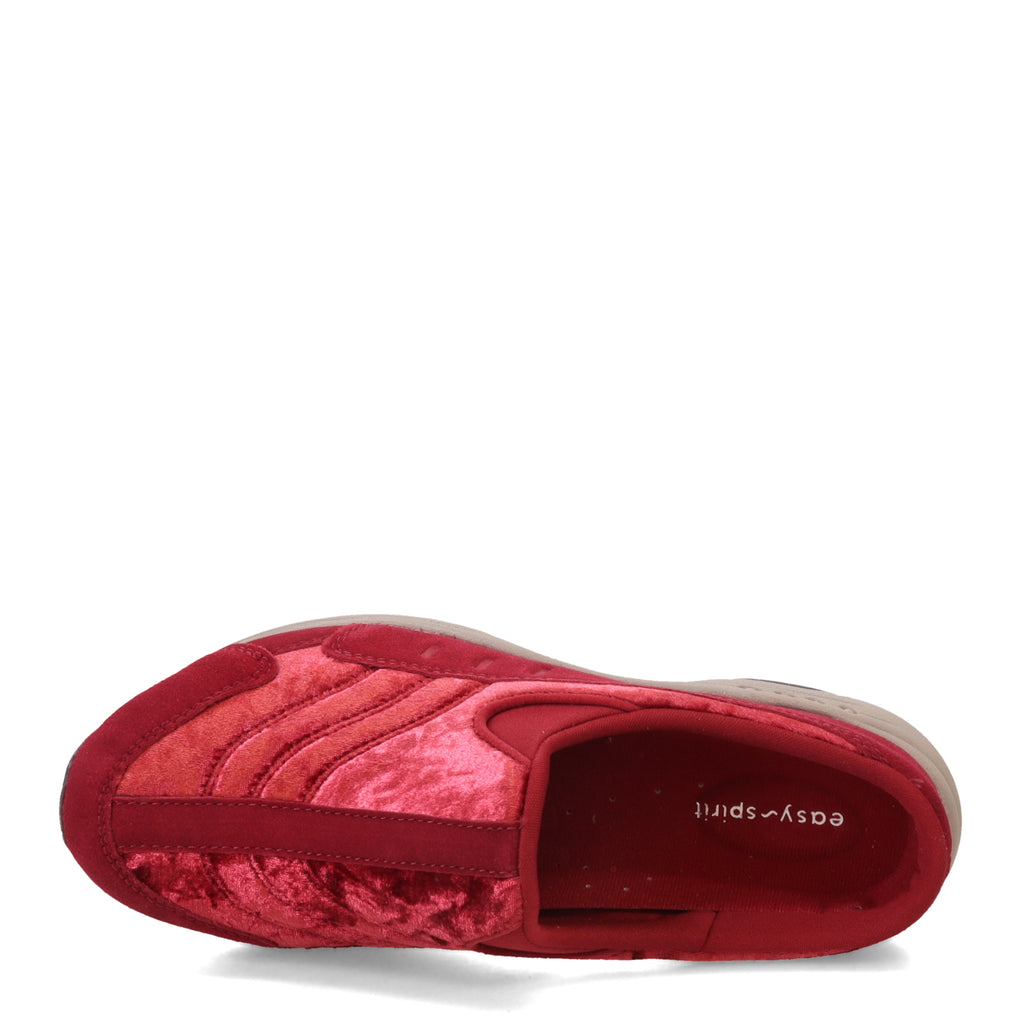 Women's Easy Spirit Traveltime Clog DARK RED / VELVET E-TTIME567-DRE0