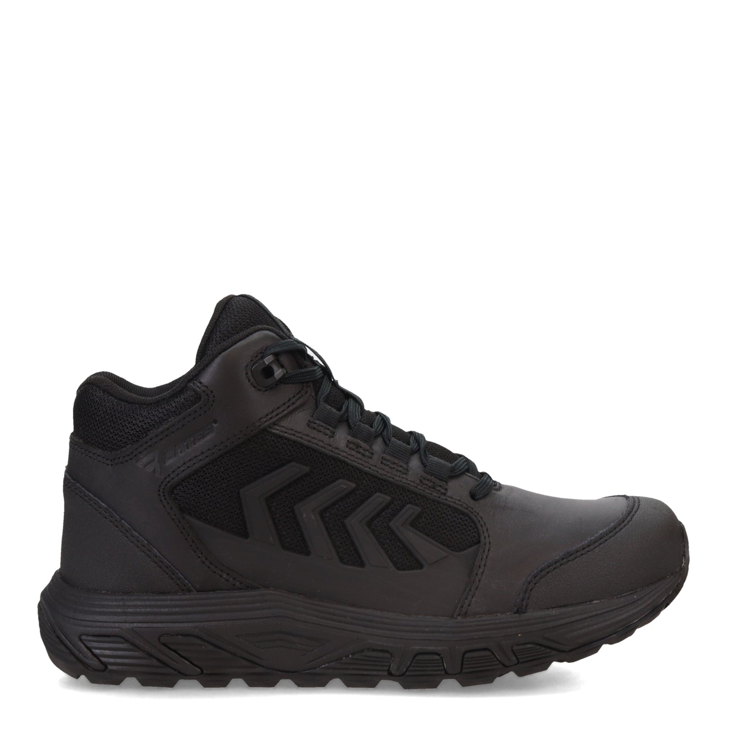 Peltz Shoes  Men's Bates Rush Shield Mid Vent Work Boot Black E01047