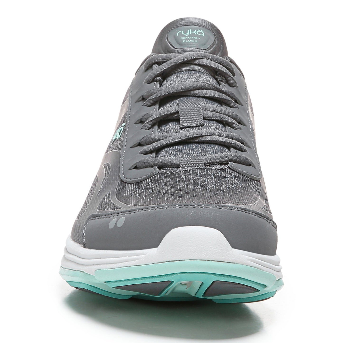 Peltz Shoes  Women's RYKAWomen's Ryka Devotion Plus 2 Walking Shoe GREY AQUA E1360M9032