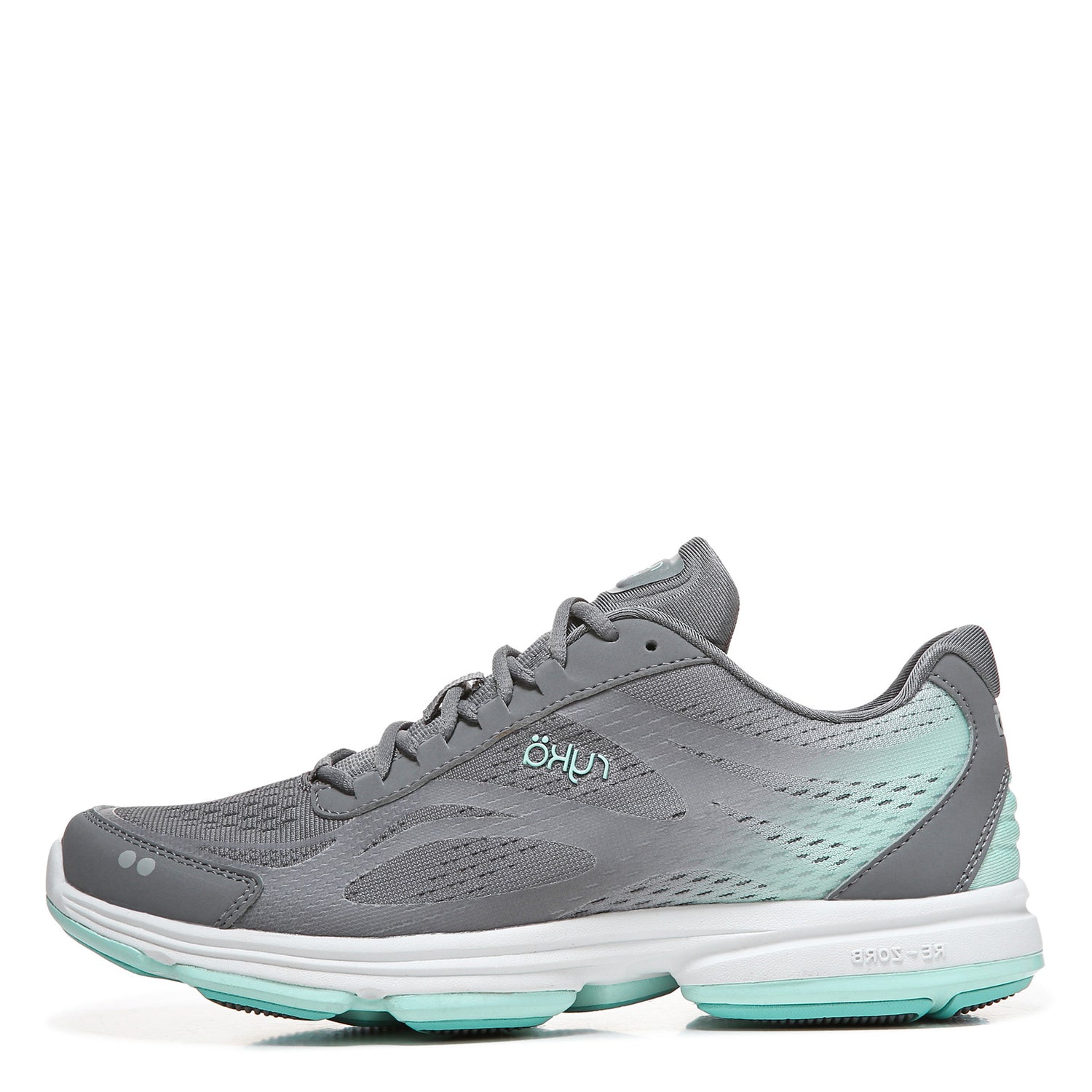 Peltz Shoes  Women's RYKAWomen's Ryka Devotion Plus 2 Walking Shoe GREY AQUA E1360M9032