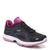 Peltz Shoes  Women's Ryka Devotion Plus 2 Walking Shoe BLACK RASPBERRY E1360MQ903