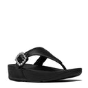 Women's FitFlop, Lulu Crystal Gem Buckle Thong Sandal