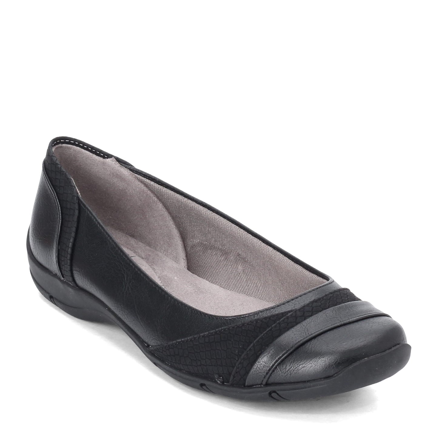Peltz Shoes  Women's Lifestride Dig Flat Black E3354S5012