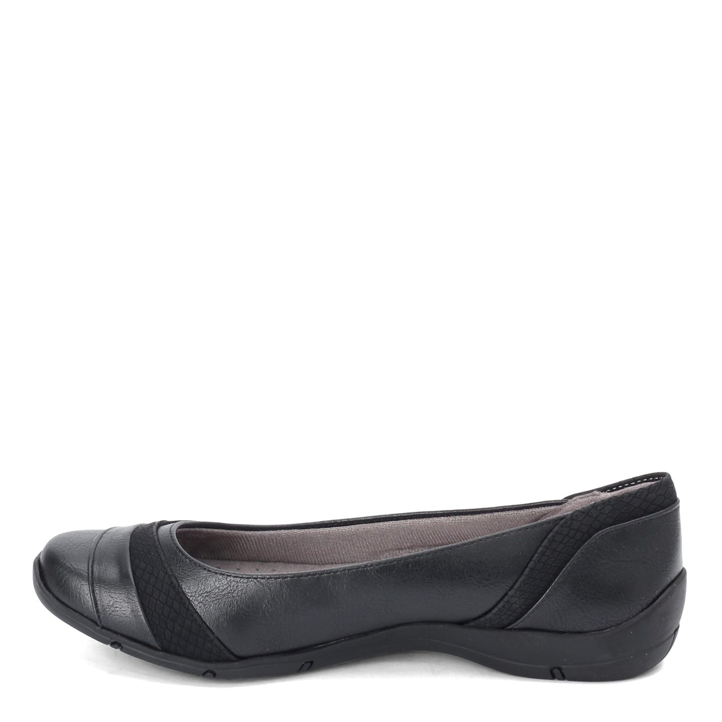 Peltz Shoes  Women's Lifestride Dig Flat Black E3354S5012
