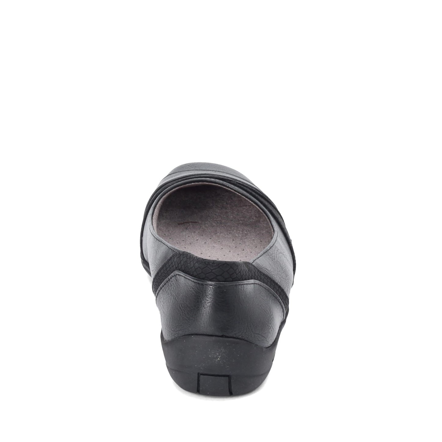 Peltz Shoes  Women's Lifestride Dig Flat Black E3354S5012