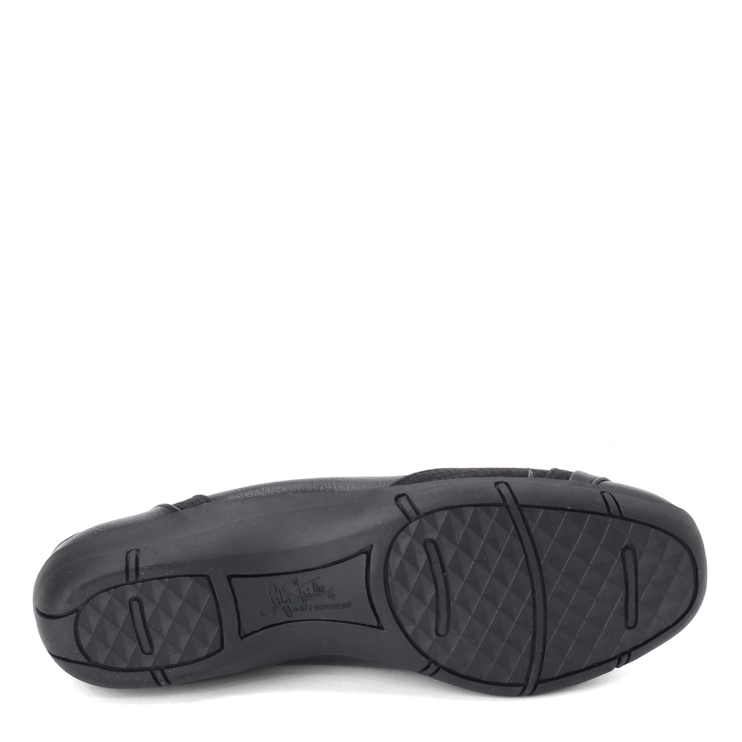Peltz Shoes  Women's Lifestride Dig Flat Black E3354S5012