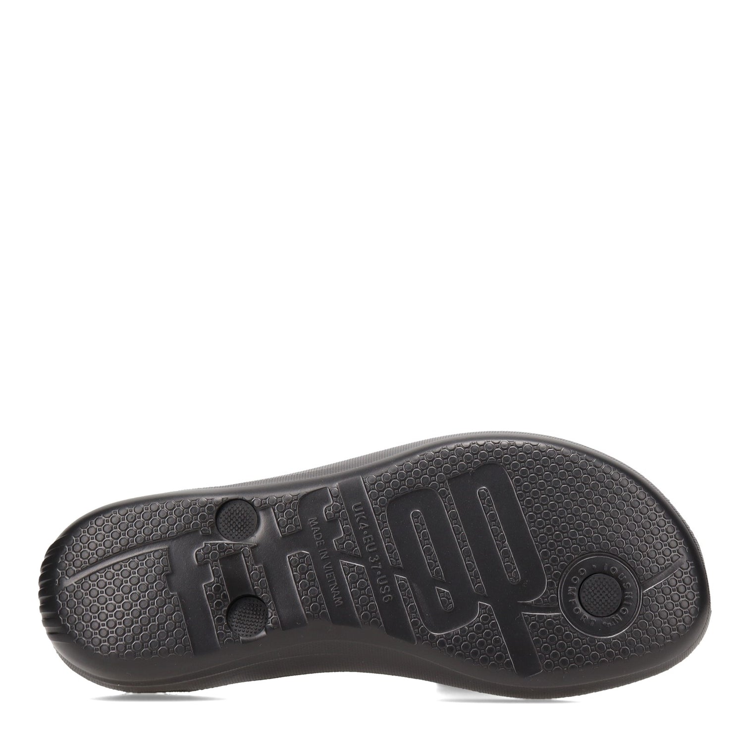Peltz Shoes  Women's FitFlop iQushion Flip-Flop BLACK E54-090