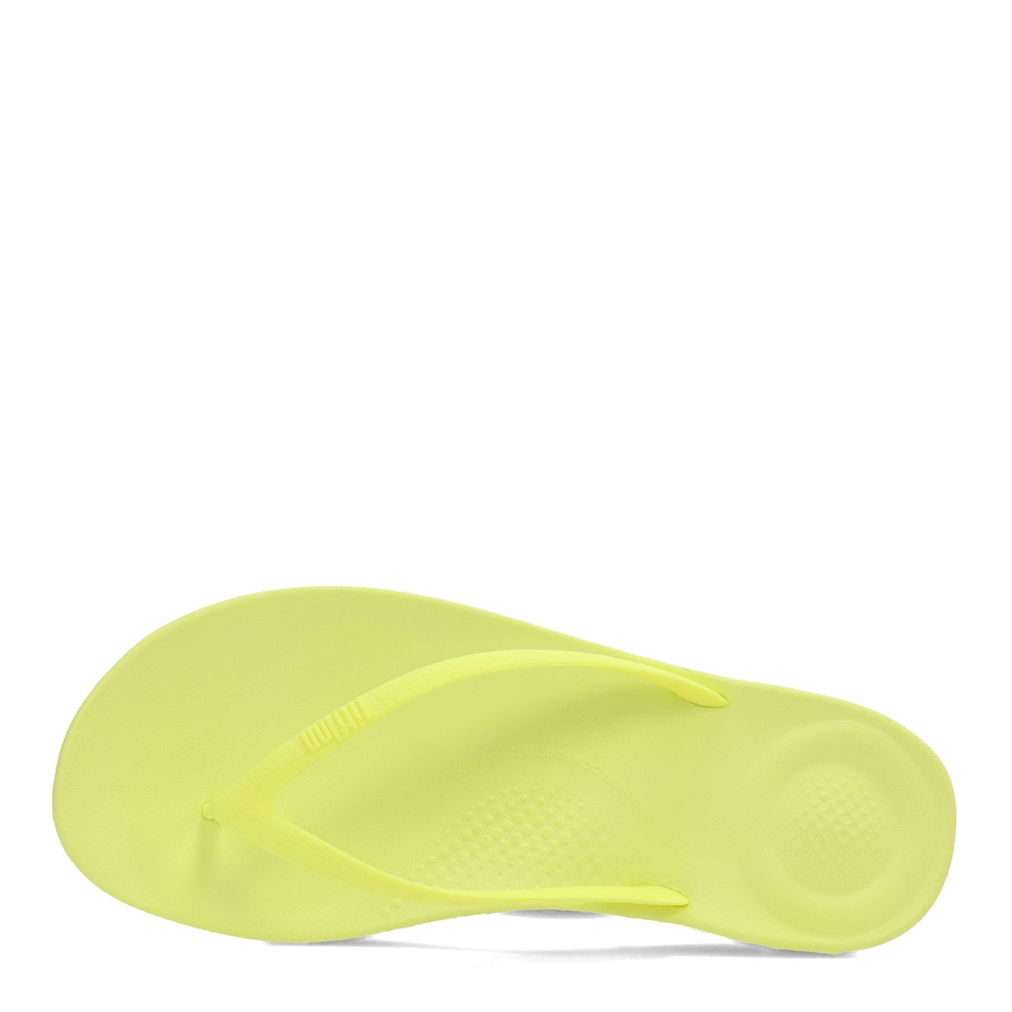 Peltz Shoes  Women's FitFlop iQushion Flip-Flop Electric Yellow E54-A26