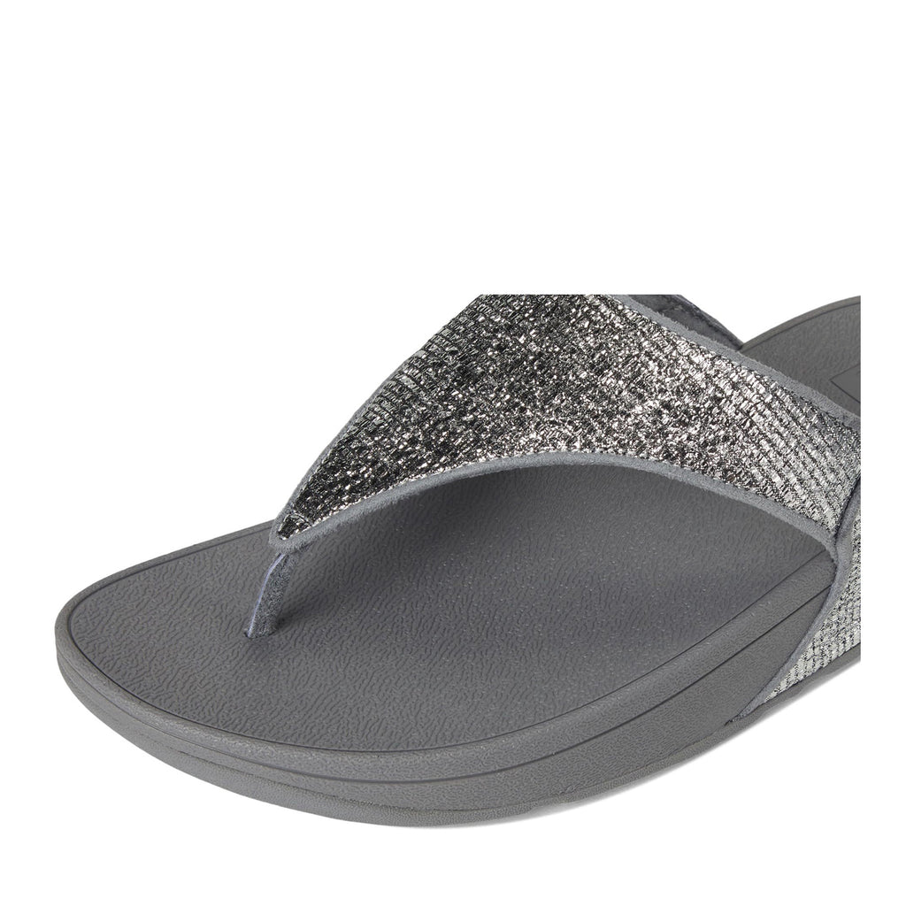 Women's FitFlop, Lulu Crinkled Shimmer Thong Sandal
