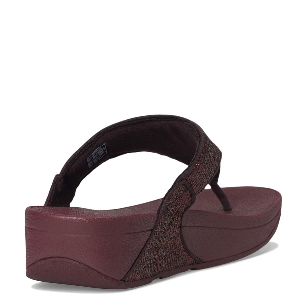 Women's FitFlop, Lulu Crinkled Shimmer Thong Sandal