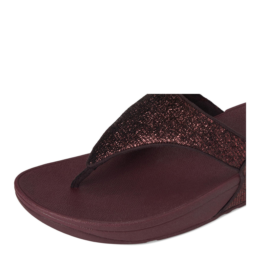Women's FitFlop, Lulu Crinkled Shimmer Thong Sandal