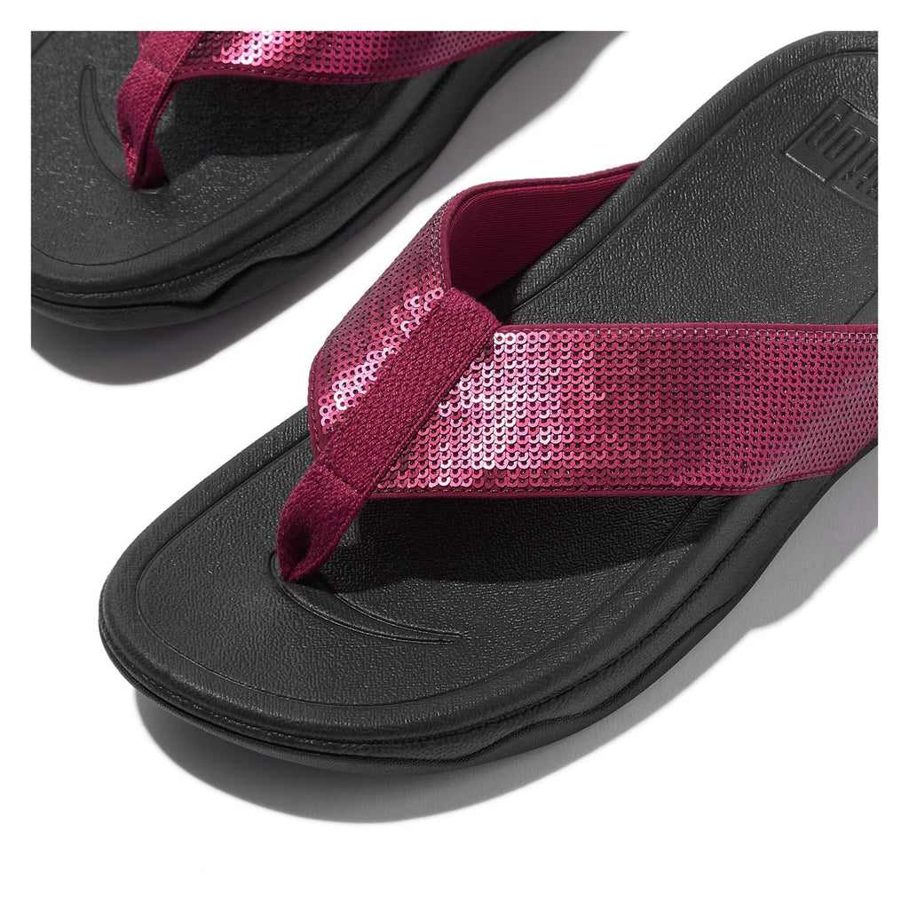 Women's FitFlop Surfa Sequin Sandal RUBY E6M-288