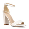 Peltz Shoes  Women's Sam Edelman Yaro Sandal WHITE E8511LB100