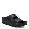 Peltz Shoes  Women's FitFlop Shuv Sandal Black EH9-090