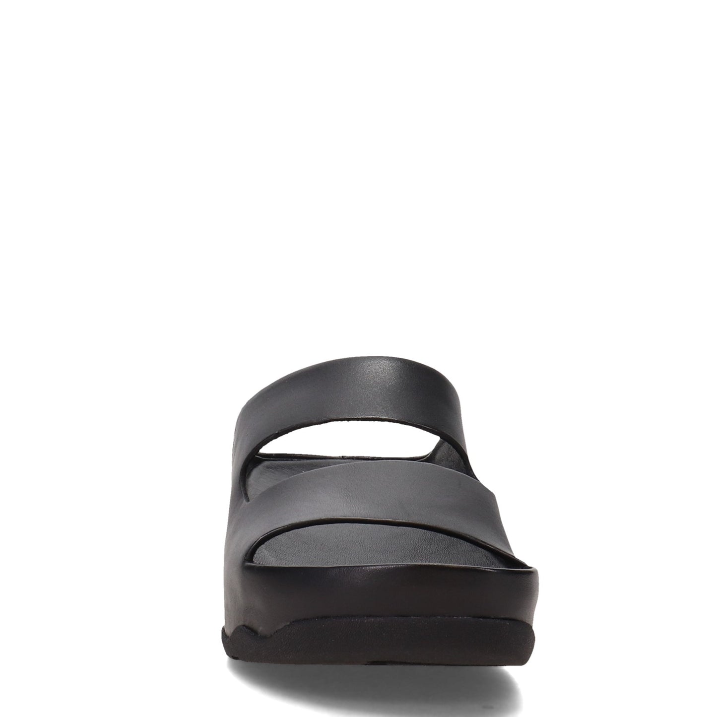 Peltz Shoes  Women's FitFlop Shuv Sandal Black EH9-090
