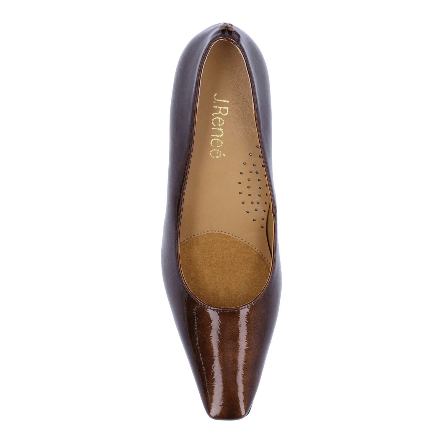 Peltz Shoes  Women's J Renee Ellsey Pump Bronze Patent ELLSEY-PABRZ