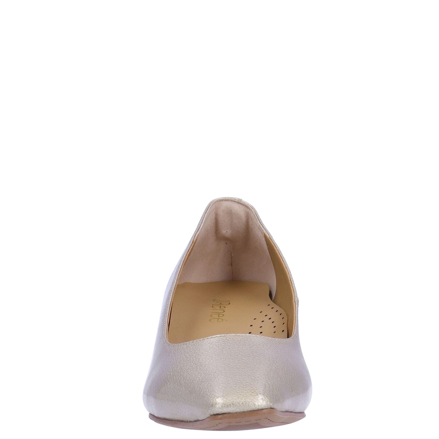 Peltz Shoes  Women's J Renee Ellsey Pump Taupe Patent ELLSEY-PATPE