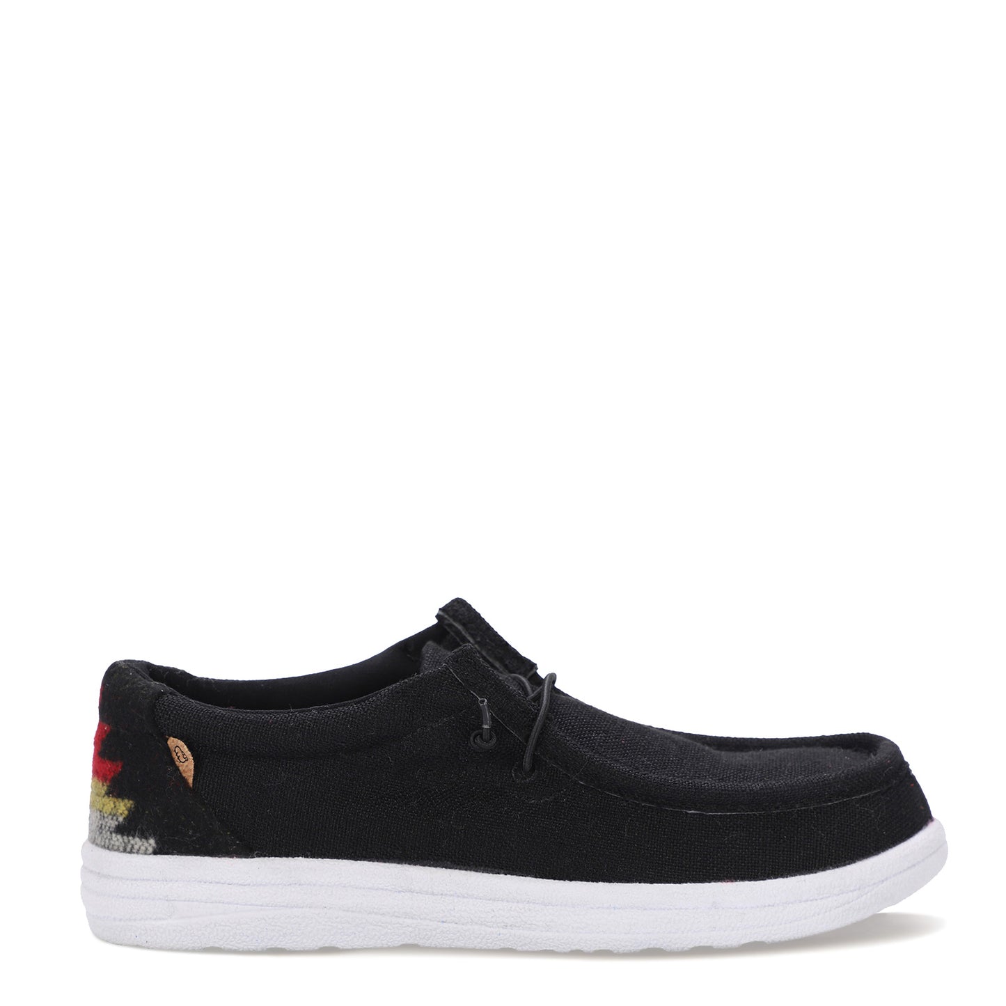 Peltz Shoes  Men's Lamo Paul Slip-On Black/White EM2035-960