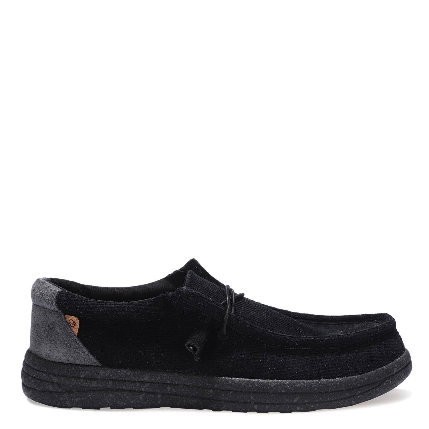 Peltz Shoes  Men's Lamo Paul Slip-On BLACK CORDUROY EM2035-BLKC