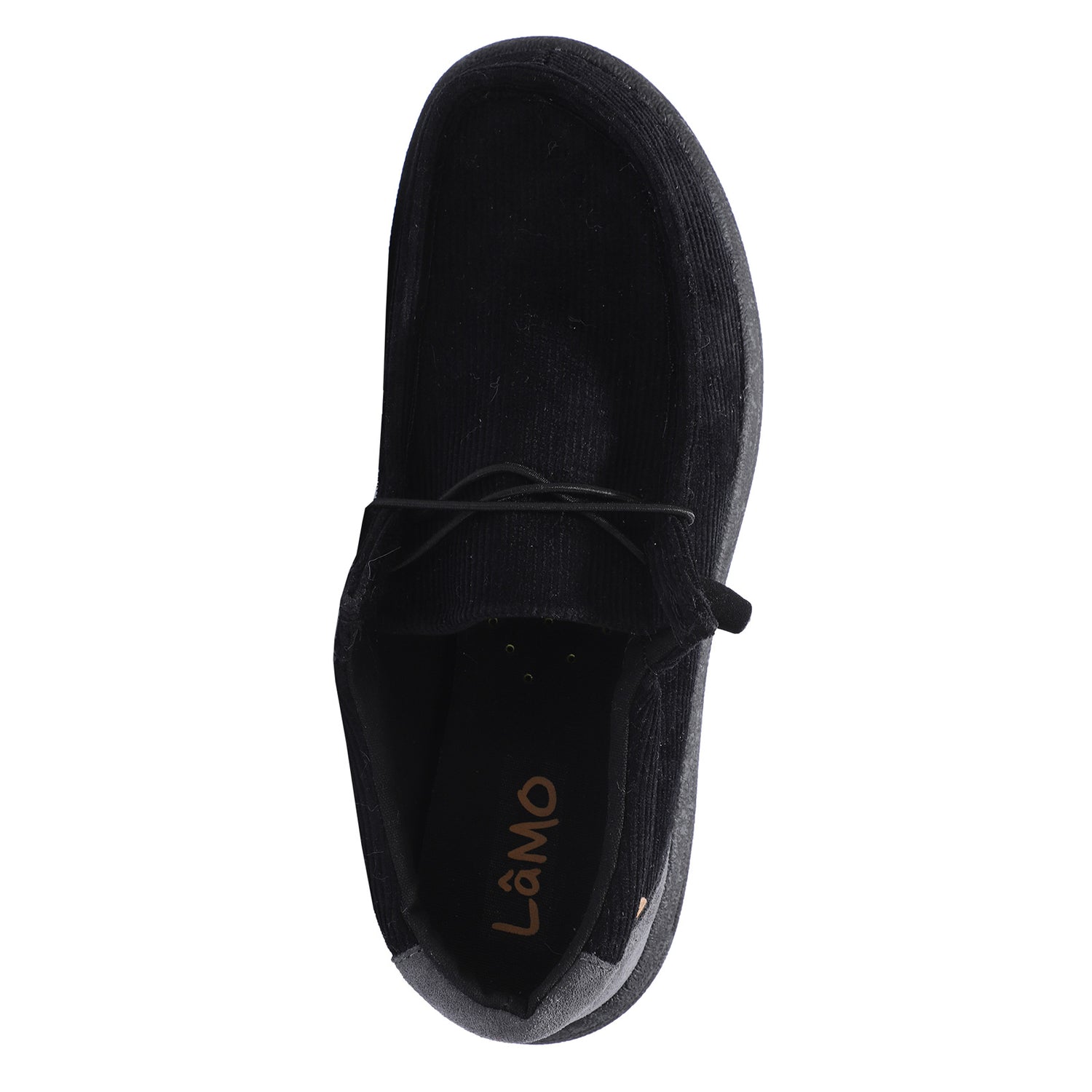 Peltz Shoes  Men's Lamo Paul Slip-On BLACK CORDUROY EM2035-BLKC