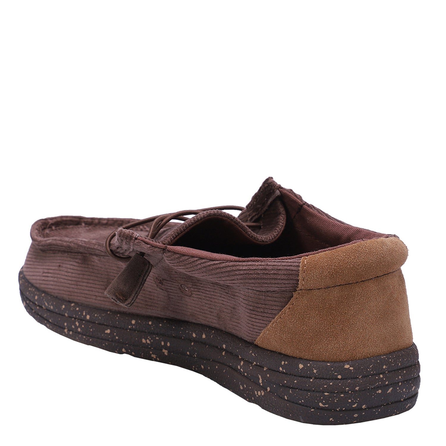 Peltz Shoes  Men's Lamo Paul Slip-On CHOCOLATE CORD EM2035-CHCC
