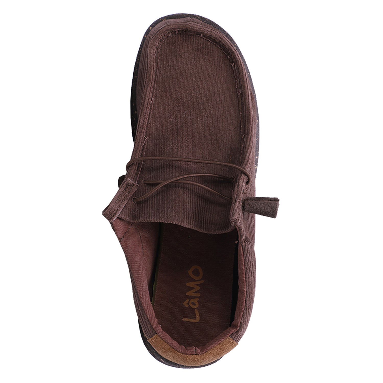 Peltz Shoes  Men's Lamo Paul Slip-On CHOCOLATE CORD EM2035-CHCC