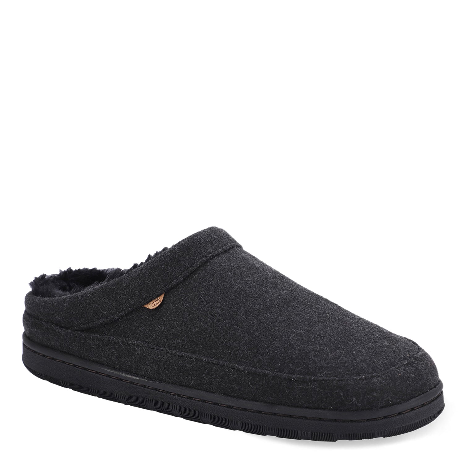 Peltz Shoes  Men's Lamo Julian Clog II Waxed Black EM2049-WBLK