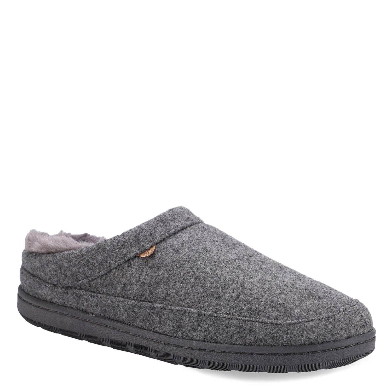 Peltz Shoes  Men's Lamo Julian Wool Clog GREY WOOL EM2049W-GRY