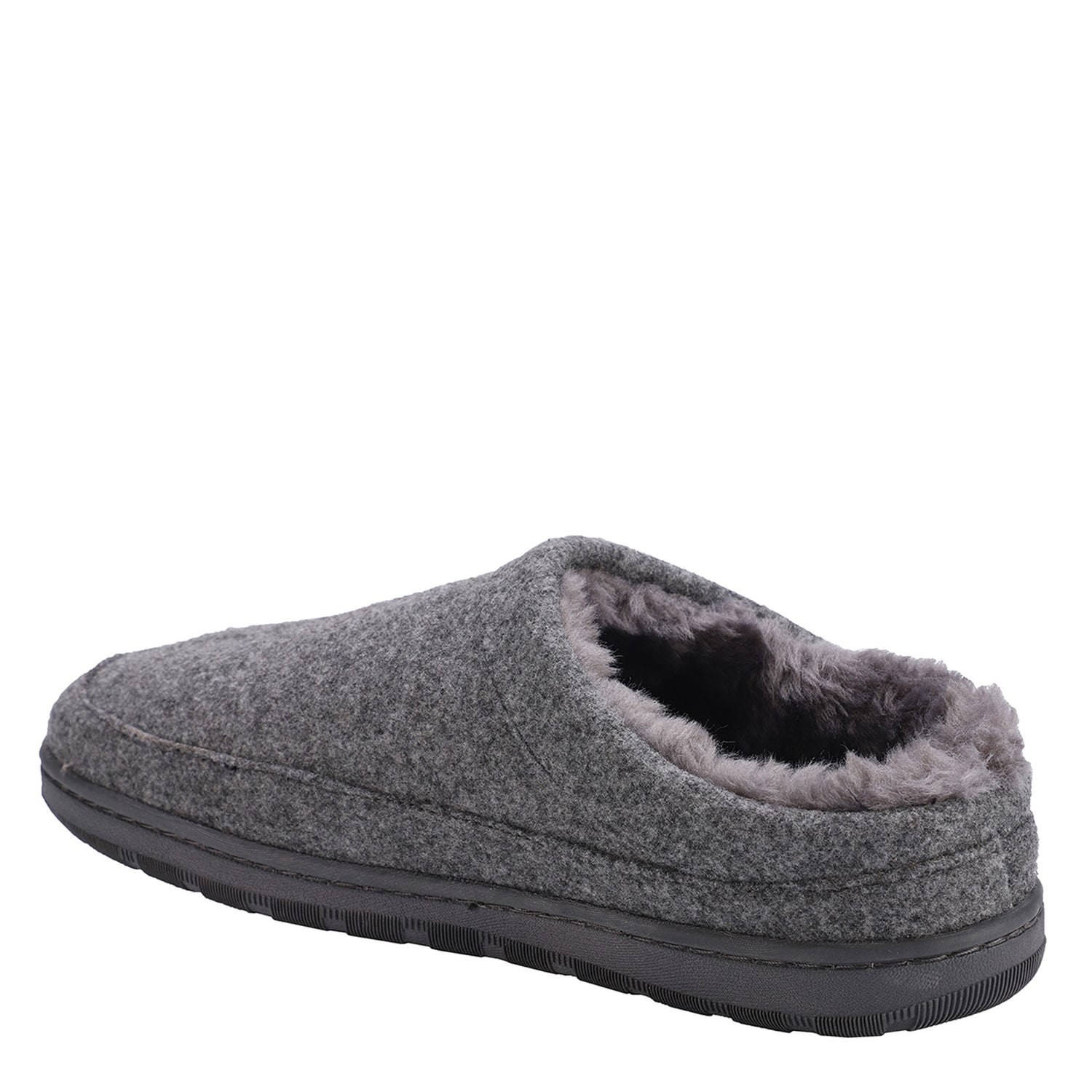 Peltz Shoes  Men's Lamo Julian Wool Clog GREY WOOL EM2049W-GRY