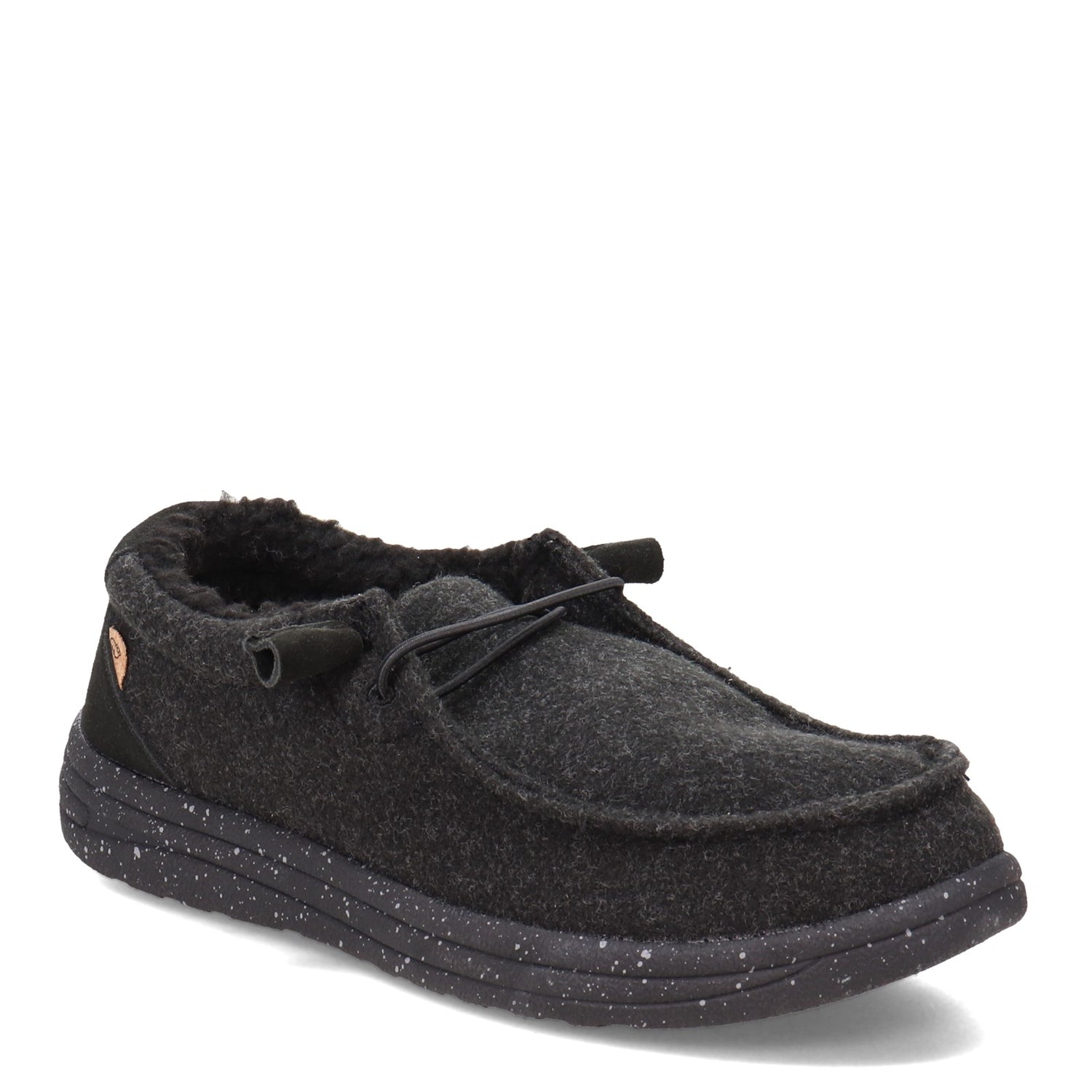 Peltz Shoes  Men's Lamo Samuel Slip-On BLACK EM2059-BLK