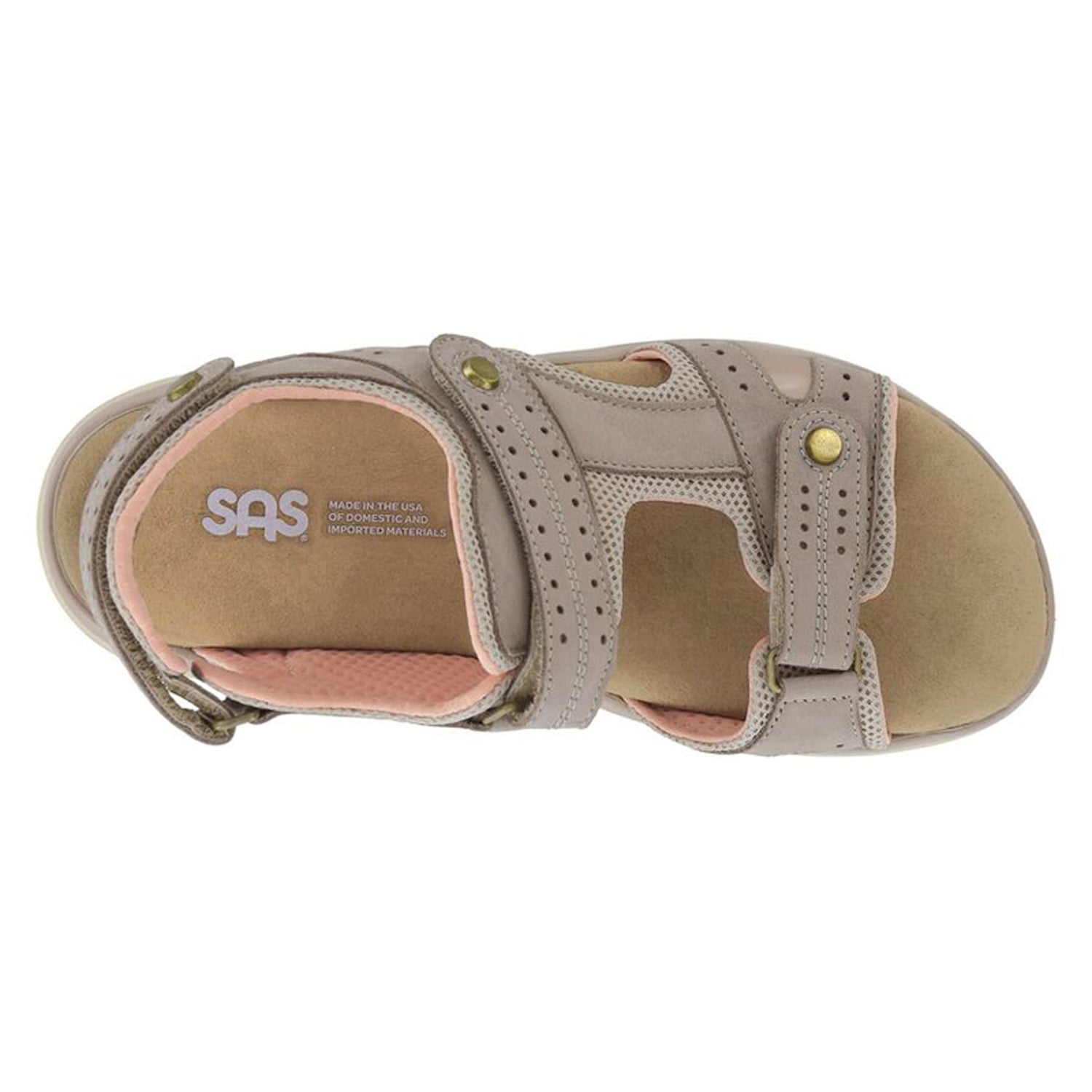 Peltz Shoes  Women's SAS Embark Sandal TAUPE EMBARK-TAUPE
