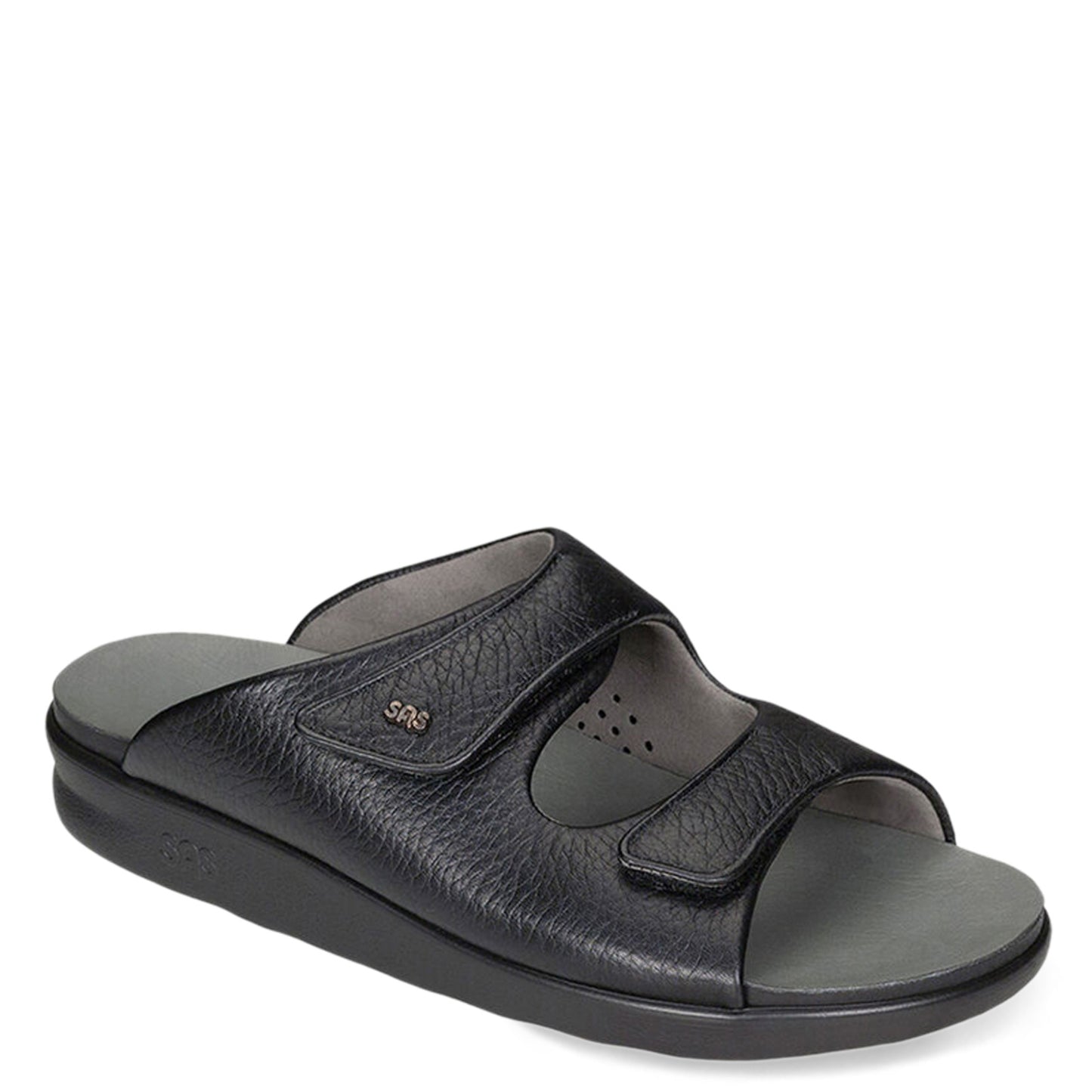 Peltz Shoes  Men's SAS Encore Sandal BLACK ENCORE BLACK