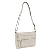Peltz Shoes  Women's Bueno of California Bueno Embossed Paisley Crossbody WHITE EPF29036-100