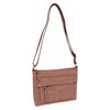 Peltz Shoes  Women's Bueno of California Bueno Embossed Paisley Crossbody Rosewood EPF29036-630