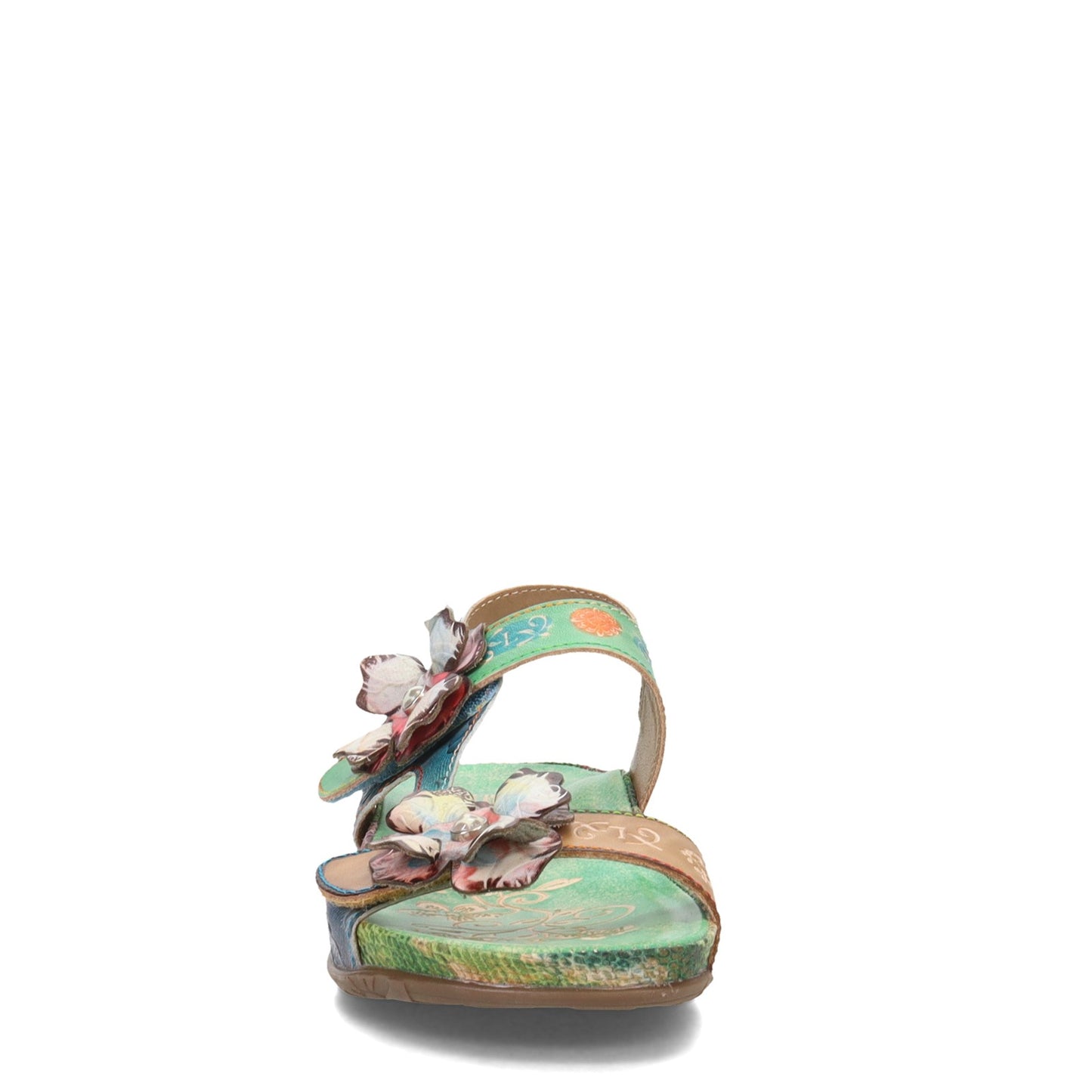 Peltz Shoes  Women's L'Artiste by Spring Step Erica Sandal Mint Green ERICA-MTMN