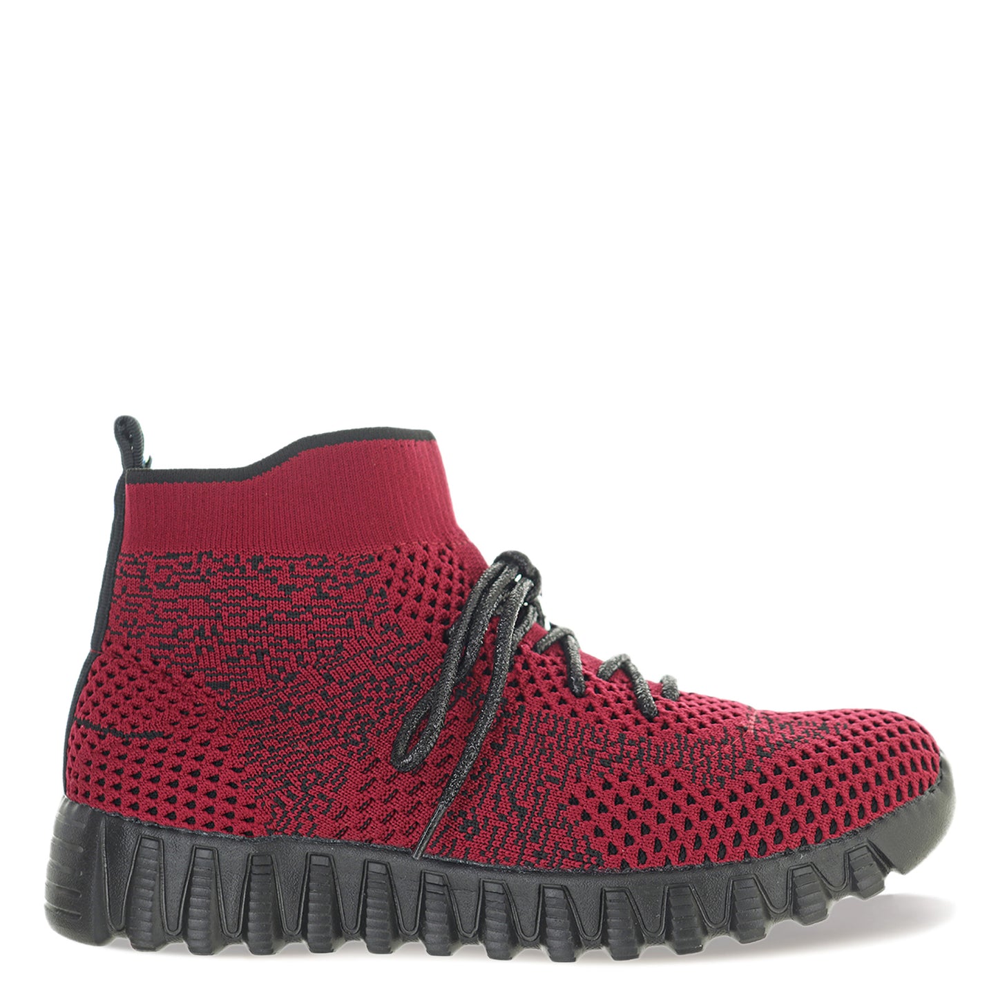 Peltz Shoes  Women's Bernie Mev Erika Boot BURGUNDY ERIKA BUR BLK
