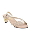 Peltz Shoes  Women's Onex Erynn Sandal PLATINUM ERYNN-PLATINUM