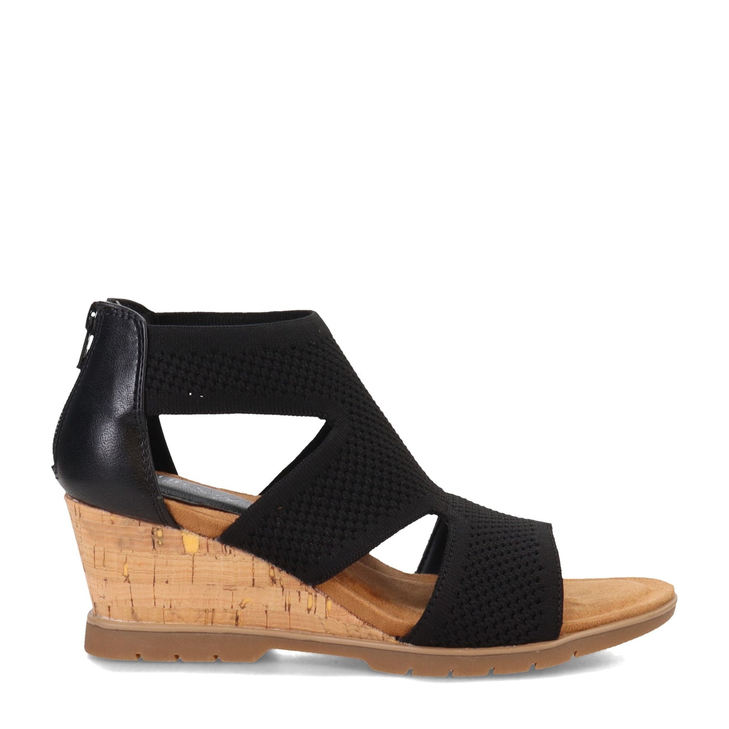 Peltz Shoes  Women's Eurosoft by Sofft Sadria Sandal BLACK ES0028201