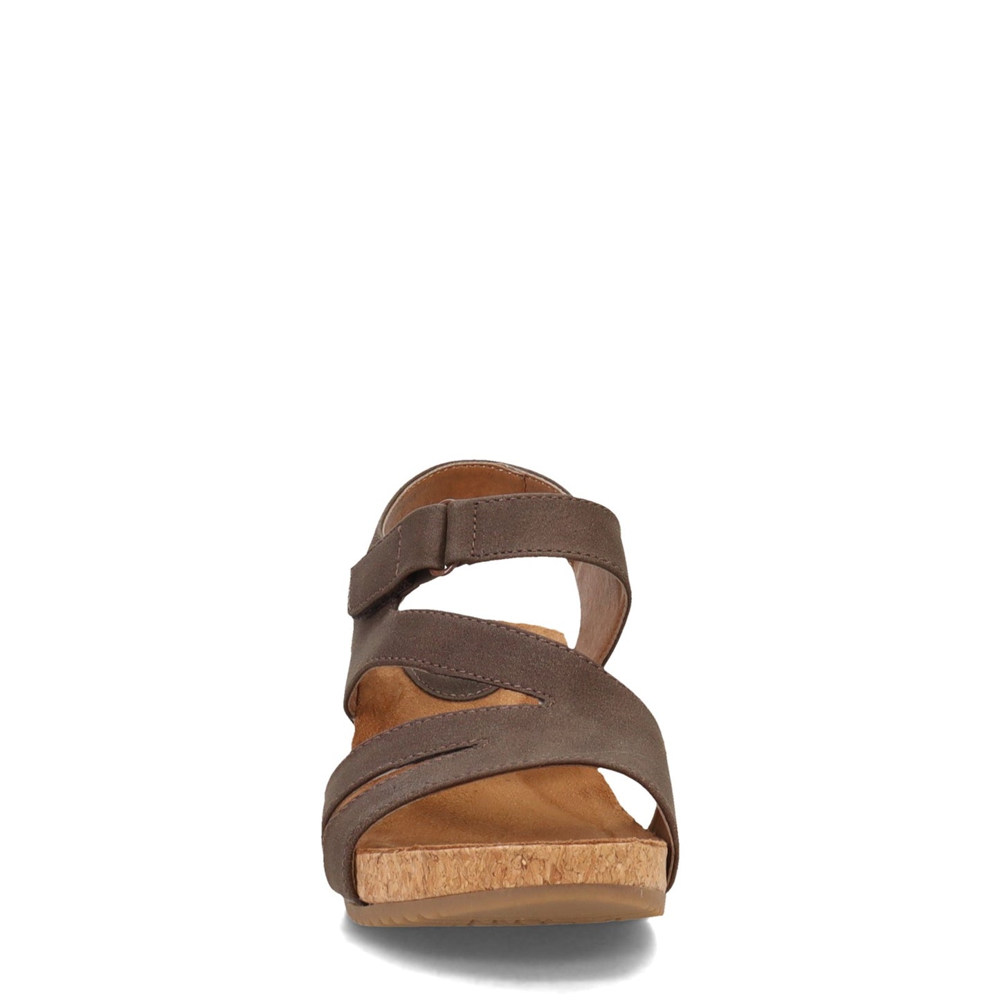 Peltz Shoes  Women's Eurosoft by Sofft Elda Sandal BROWN ES0028300