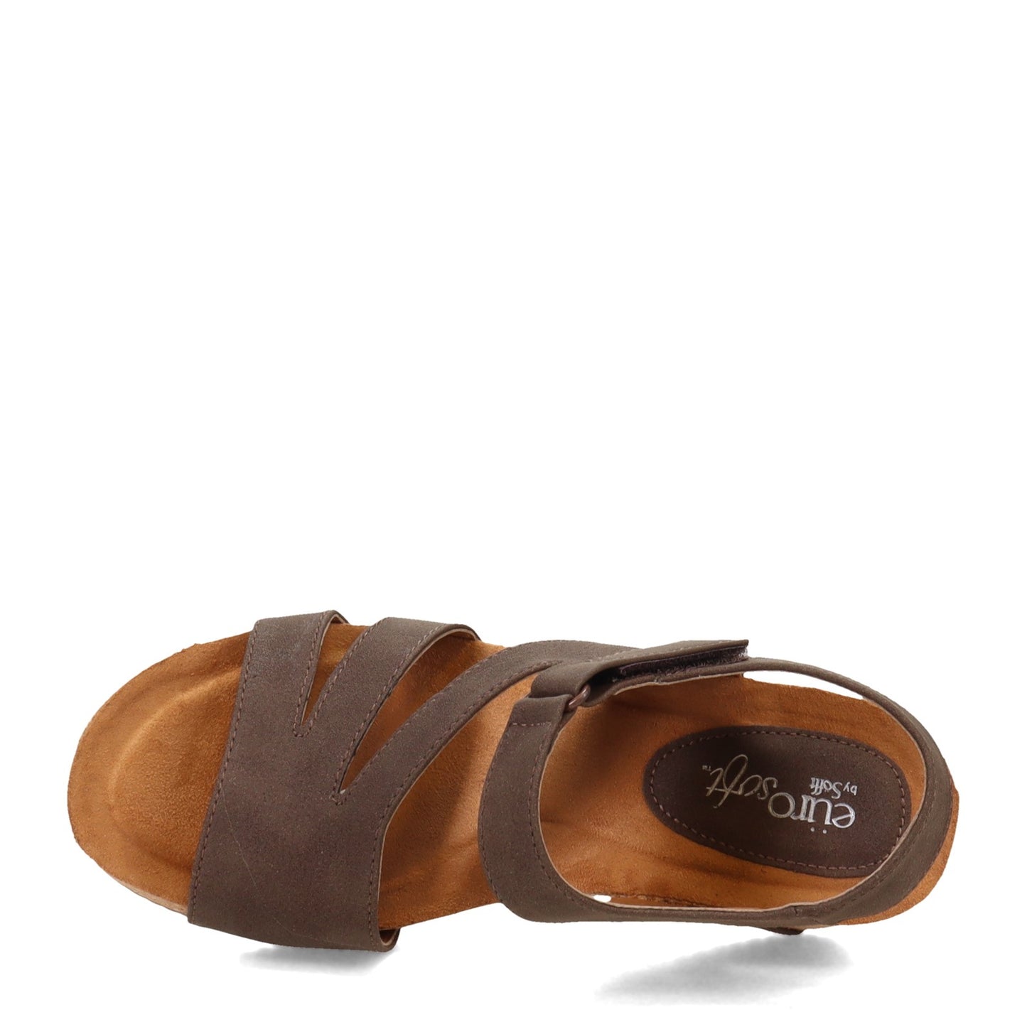 Peltz Shoes  Women's Eurosoft by Sofft Elda Sandal BROWN ES0028300