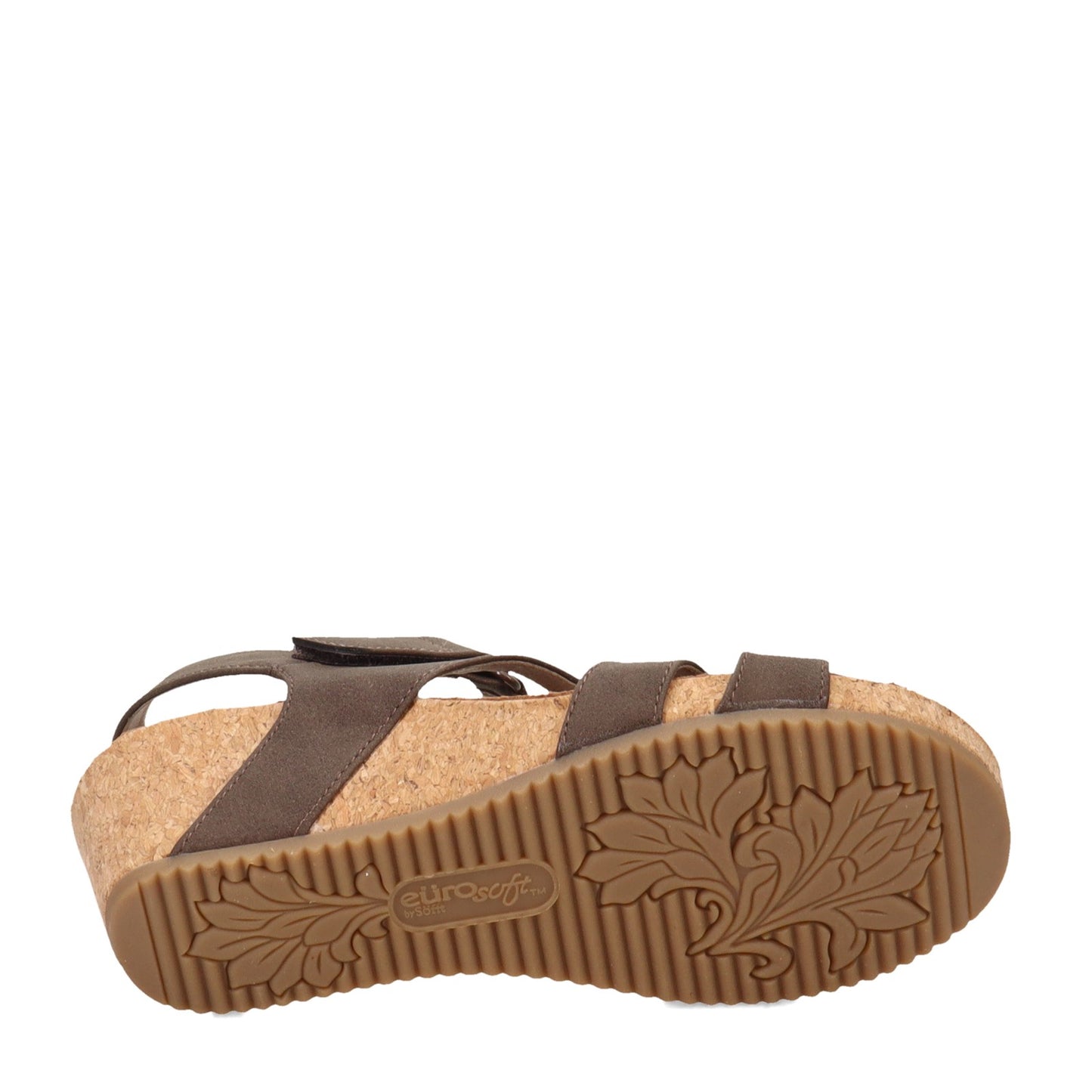 Peltz Shoes  Women's Eurosoft by Sofft Elda Sandal BROWN ES0028300