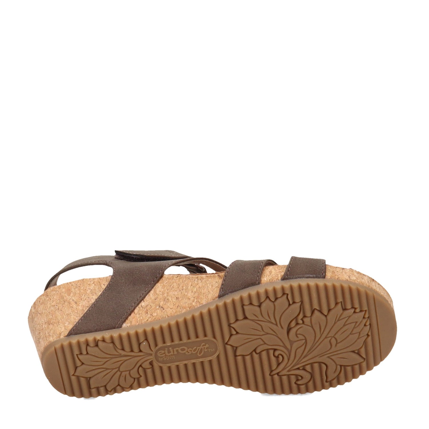 Peltz Shoes  Women's Eurosoft by Sofft Elda Sandal BROWN ES0028300
